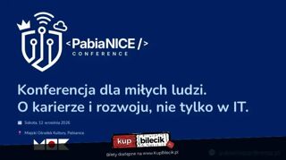 Konferencja dla miłych ludzi.