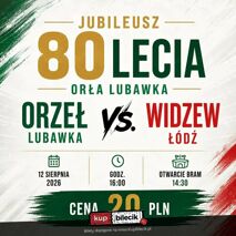 Mecz towarzyski z okazji Jubileuszu 80. lecia MKS Orzeł Lubawka