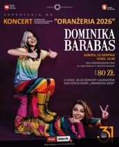 Koncert Dominiki Barabas z córką Jagną w ramach 31. Oranżerii 2026