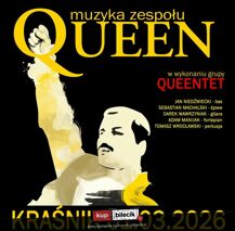 Muzyka zespołu Queen w wykonaniu grupy QUEENTET - KRAŚNIK, Centrum Kultury i Promocji!