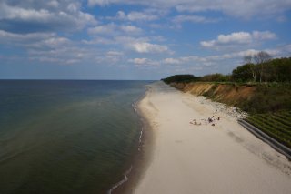 Plaża w Trzęsaczu