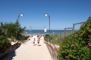 Plaża w Łebie