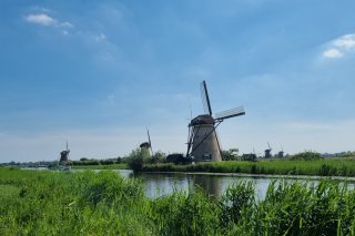 Wiatraki w Kinderdijk
